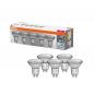 Preview: 5er-PACK OSRAM LED Base PAR16 GU10 Strahler 4.3W=50W 36° neutralweiss GLAS